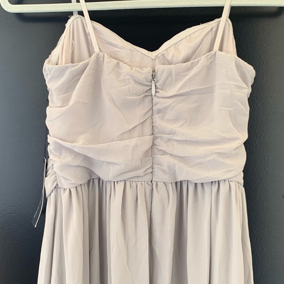 Lulu’s Moonlight Serenade Gray Strapless Maxi Dress - Picture 6 of 10